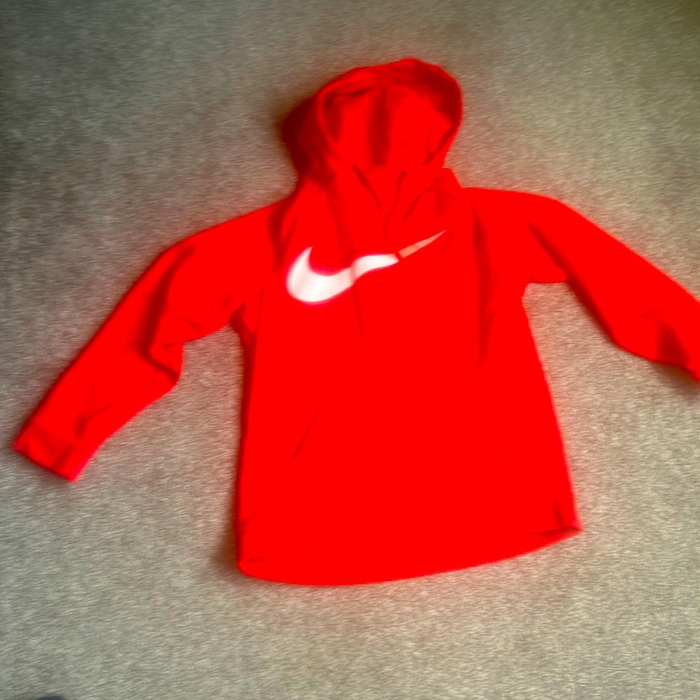 Red Nike hoodie size small